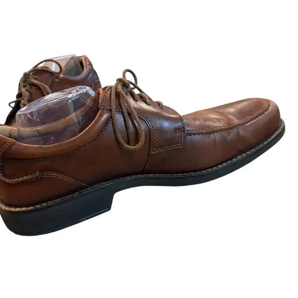 Ecco Brown Leather‎ Men's Oxford Dress Shoes Size 47 US 13